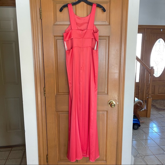 NWOT BCBGeneration Full Length Cut Out Evening Dress Size 10 - Picture 5 of 9